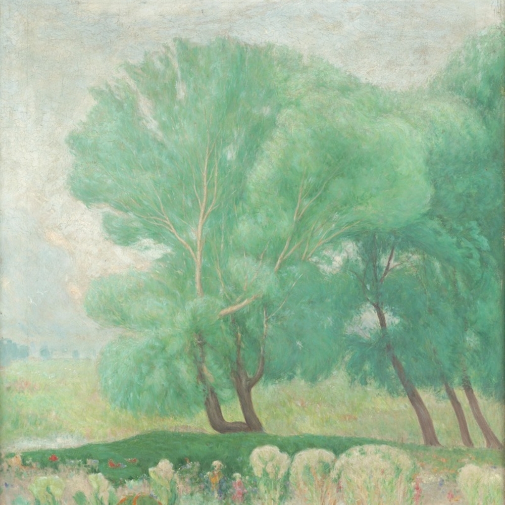 Karl Miloslav-Landscape with Trees Print - Picture 3 of 6